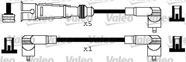 Valeo 346296 - Augstsprieguma vadu komplekts www.autospares.lv