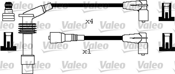 Valeo 346291 - Augstsprieguma vadu komplekts www.autospares.lv