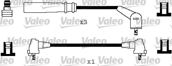 Valeo 346267 - Augstsprieguma vadu komplekts www.autospares.lv