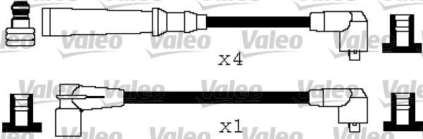 Valeo 346209 - Augstsprieguma vadu komplekts www.autospares.lv