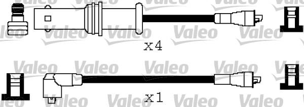 Valeo 346208 - Augstsprieguma vadu komplekts www.autospares.lv