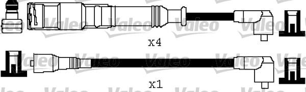 Valeo 346217 - Augstsprieguma vadu komplekts www.autospares.lv