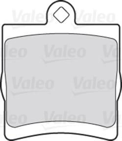 Valeo 301444 - Bremžu uzliku kompl., Disku bremzes www.autospares.lv