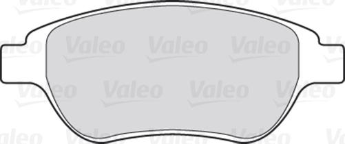 Valeo 670465 - Bremžu uzliku kompl., Disku bremzes www.autospares.lv