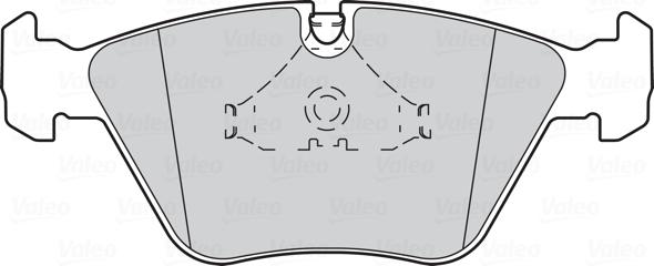 Valeo 301409 - Bremžu uzliku kompl., Disku bremzes www.autospares.lv