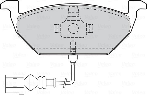 Valeo 301408 - Bremžu uzliku kompl., Disku bremzes autospares.lv