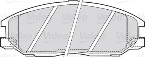 Valeo 301505 - Brake Pad Set, disc brake www.autospares.lv