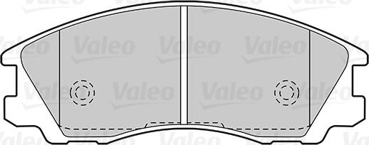 Valeo 301506 - Тормозные колодки, дисковые, комплект www.autospares.lv