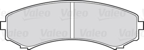 Valeo 301518 - Bremžu uzliku kompl., Disku bremzes www.autospares.lv