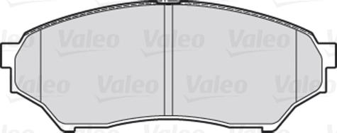 Valeo 301521 - Bremžu uzliku kompl., Disku bremzes www.autospares.lv