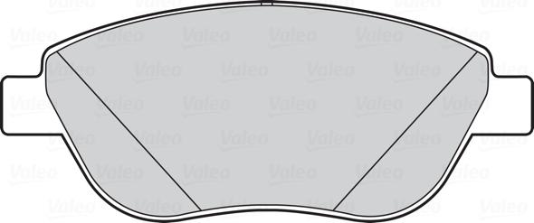 Valeo 301698 - Brake Pad Set, disc brake www.autospares.lv