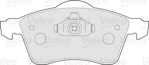 Valeo 301675 - Bremžu uzliku kompl., Disku bremzes www.autospares.lv