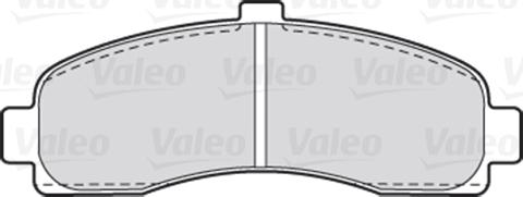 Valeo 301014 - Bremžu uzliku kompl., Disku bremzes www.autospares.lv