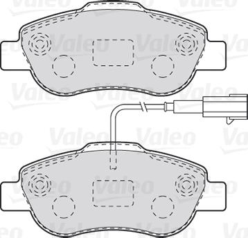 Valeo 301015 - Bremžu uzliku kompl., Disku bremzes www.autospares.lv