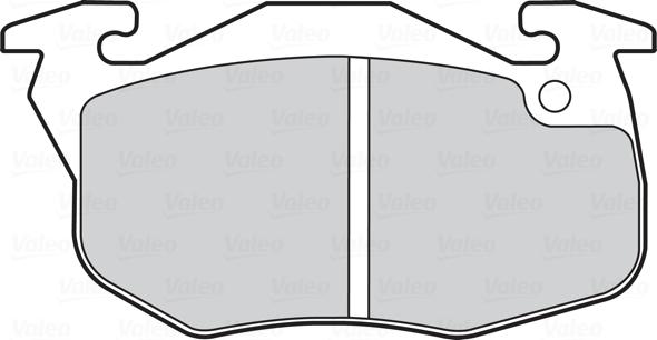 Valeo 301155 - Brake Pad Set, disc brake www.autospares.lv