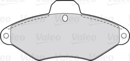 Valeo 301031 - Brake Pad Set, disc brake www.autospares.lv