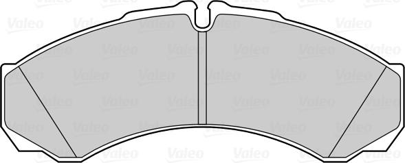 Valeo 302278 - Brake Pad Set, disc brake www.autospares.lv