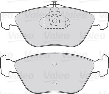 Valeo 301023 - Bremžu uzliku kompl., Disku bremzes www.autospares.lv