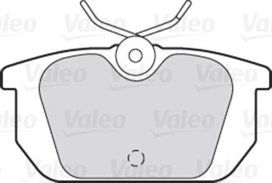 Valeo 301142 - Тормозные колодки, дисковые, комплект www.autospares.lv