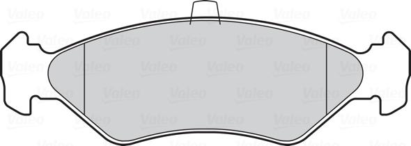 Valeo 301171 - Тормозные колодки, дисковые, комплект www.autospares.lv