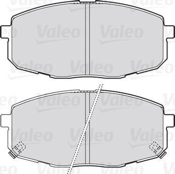 Valeo 301842 - Bremžu uzliku kompl., Disku bremzes autospares.lv