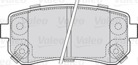 Valeo 301867 - Brake Pad Set, disc brake www.autospares.lv