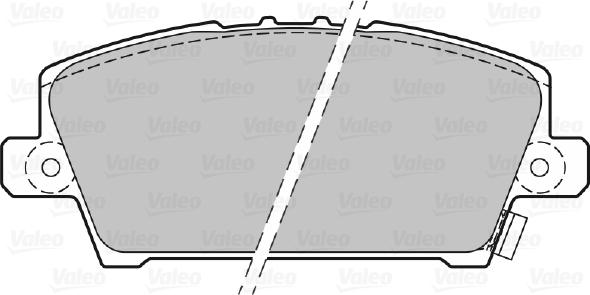 Valeo 301803 - Brake Pad Set, disc brake www.autospares.lv