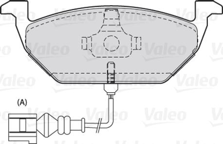 Valeo 301332 - Тормозные колодки, дисковые, комплект www.autospares.lv