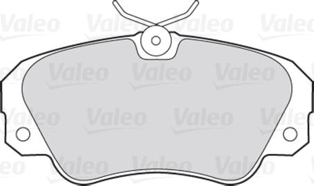 Valeo 301256 - Bremžu uzliku kompl., Disku bremzes www.autospares.lv