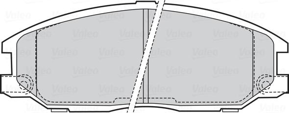 Valeo 301759 - Brake Pad Set, disc brake www.autospares.lv