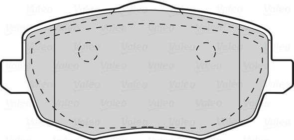 Valeo 301761 - Bremžu uzliku kompl., Disku bremzes www.autospares.lv