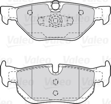 Valeo 301703 - Bremžu uzliku kompl., Disku bremzes autospares.lv