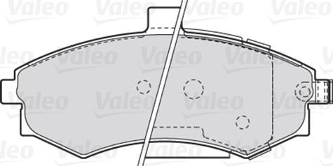 Valeo 301781 - Bremžu uzliku kompl., Disku bremzes www.autospares.lv