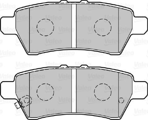 Valeo 301730 - Brake Pad Set, disc brake www.autospares.lv