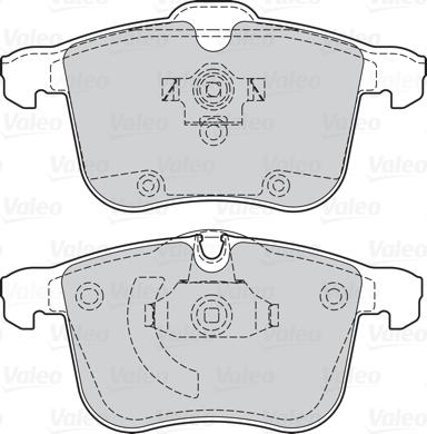 Valeo 302064 - Brake Pad Set, disc brake www.autospares.lv