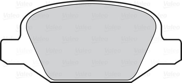 Valeo 302024 - Тормозные колодки, дисковые, комплект www.autospares.lv