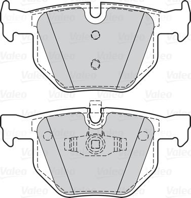 Valeo 302075 - Brake Pad Set, disc brake www.autospares.lv