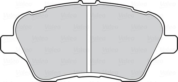 Valeo 302153 - Bremžu uzliku kompl., Disku bremzes www.autospares.lv