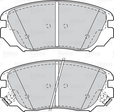 Valeo 302118 - Bremžu uzliku kompl., Disku bremzes autospares.lv