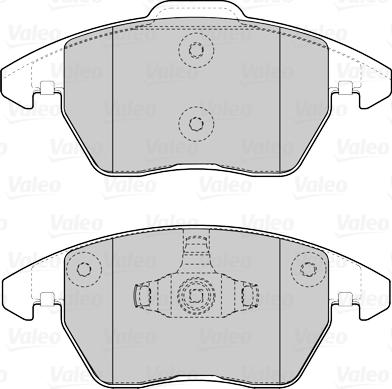 Valeo 302300 - Bremžu uzliku kompl., Disku bremzes autospares.lv