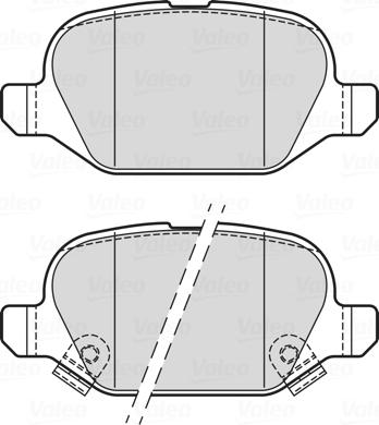 Valeo 302338 - Bremžu uzliku kompl., Disku bremzes autospares.lv