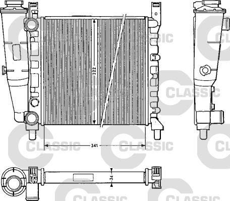 Valeo 311385 - Radiators, Motora dzesēšanas sistēma www.autospares.lv