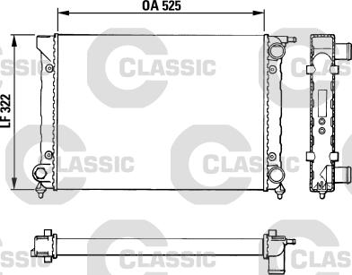 Valeo 383727 - Radiators, Motora dzesēšanas sistēma autospares.lv