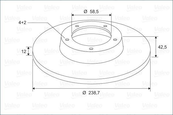 Valeo 297973 - Bremžu diski autospares.lv