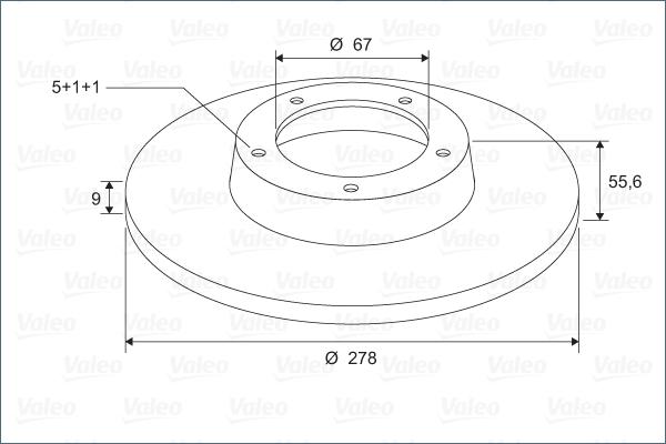 Valeo 297470 - Bremžu diski www.autospares.lv