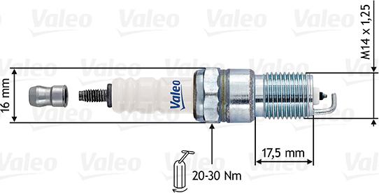 Valeo 246900 - Свеча зажигания www.autospares.lv