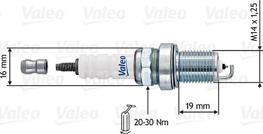 Valeo 246917 - Aizdedzes svece www.autospares.lv