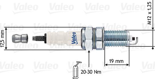 Valeo 246899 - Свеча зажигания www.autospares.lv