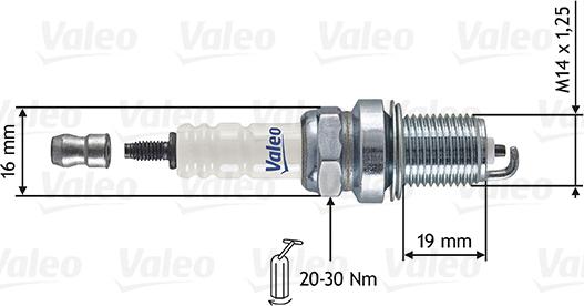 Valeo 246855 - Aizdedzes svece autospares.lv