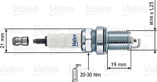 Valeo 246856 - Aizdedzes svece www.autospares.lv